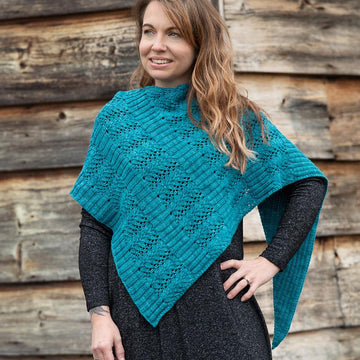 Rib and Lace Shawl
