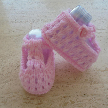 Baby Pink T Bar Shoe