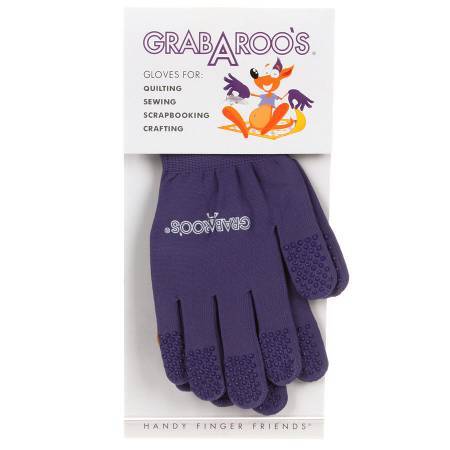 Grabaroos Gloves For Quilting/Sewing Size Small
