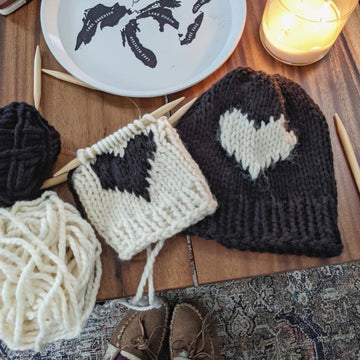 Big Heart Beanie Patter