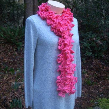 Ruffled Lace Scarf - PA-132