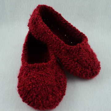 Ladies Bulky Knit Slipper