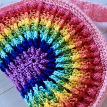 Rainbow Around My Shoulder Purse
