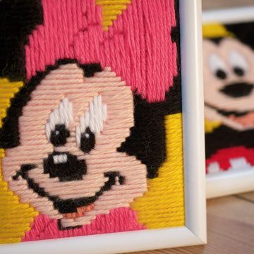 Vervaco Long Stitch Kit Disney Minnie Mouse Cross Stitch Kit