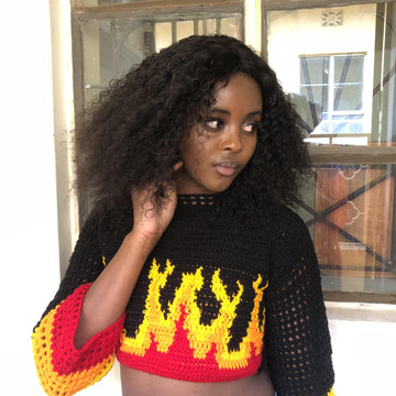 Flames Crochet Top Pattern