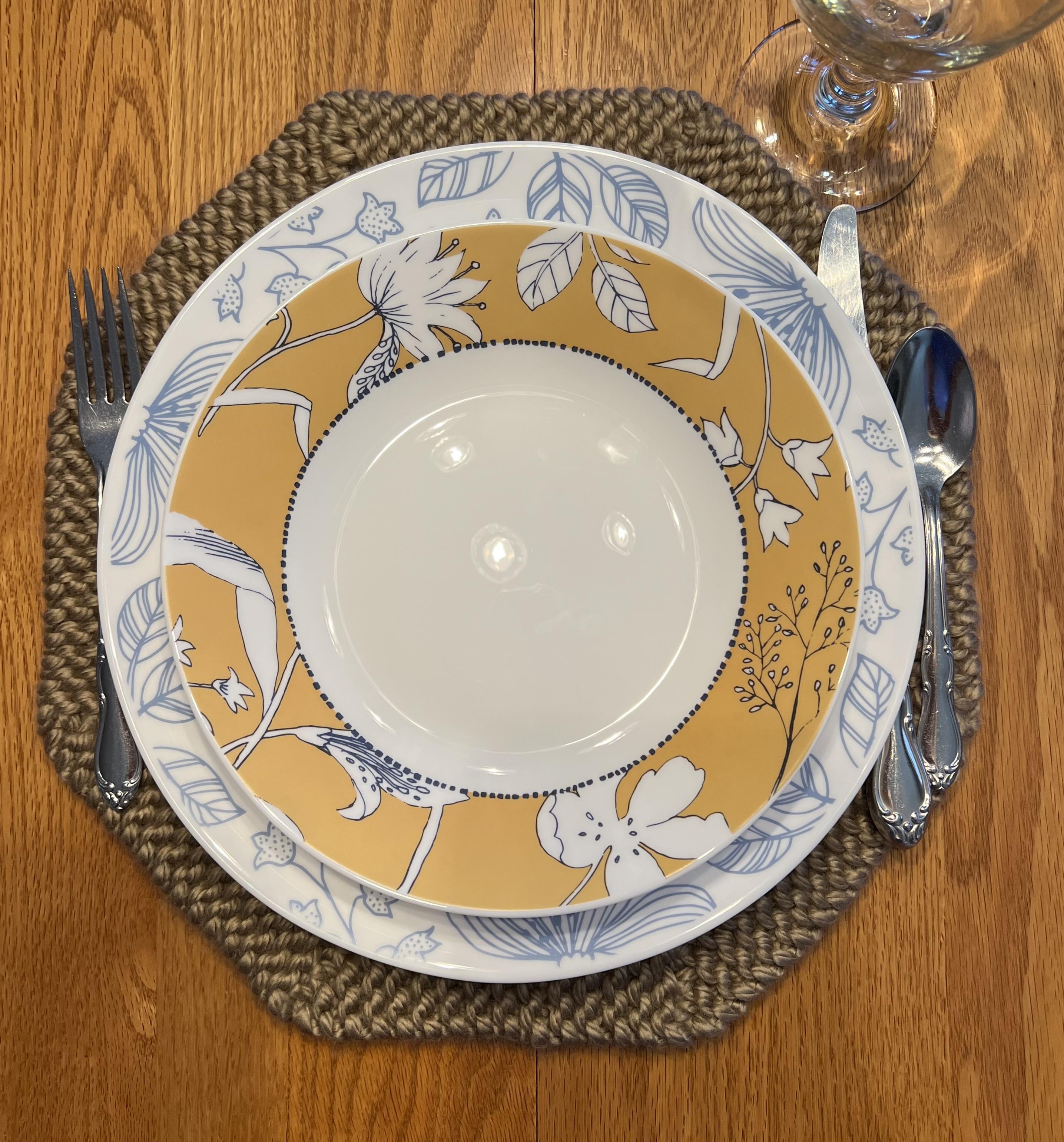 Placemats - 5 loom knit patterns