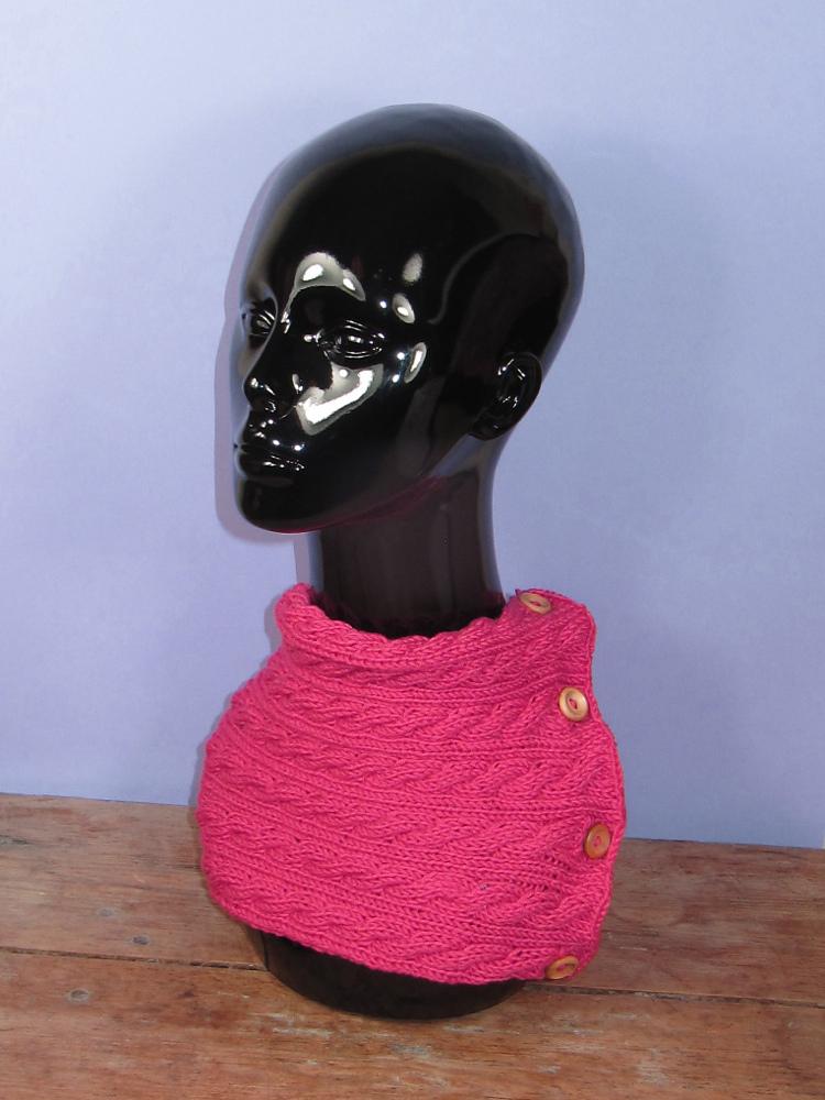 Sideways Cable Button Up Cowl