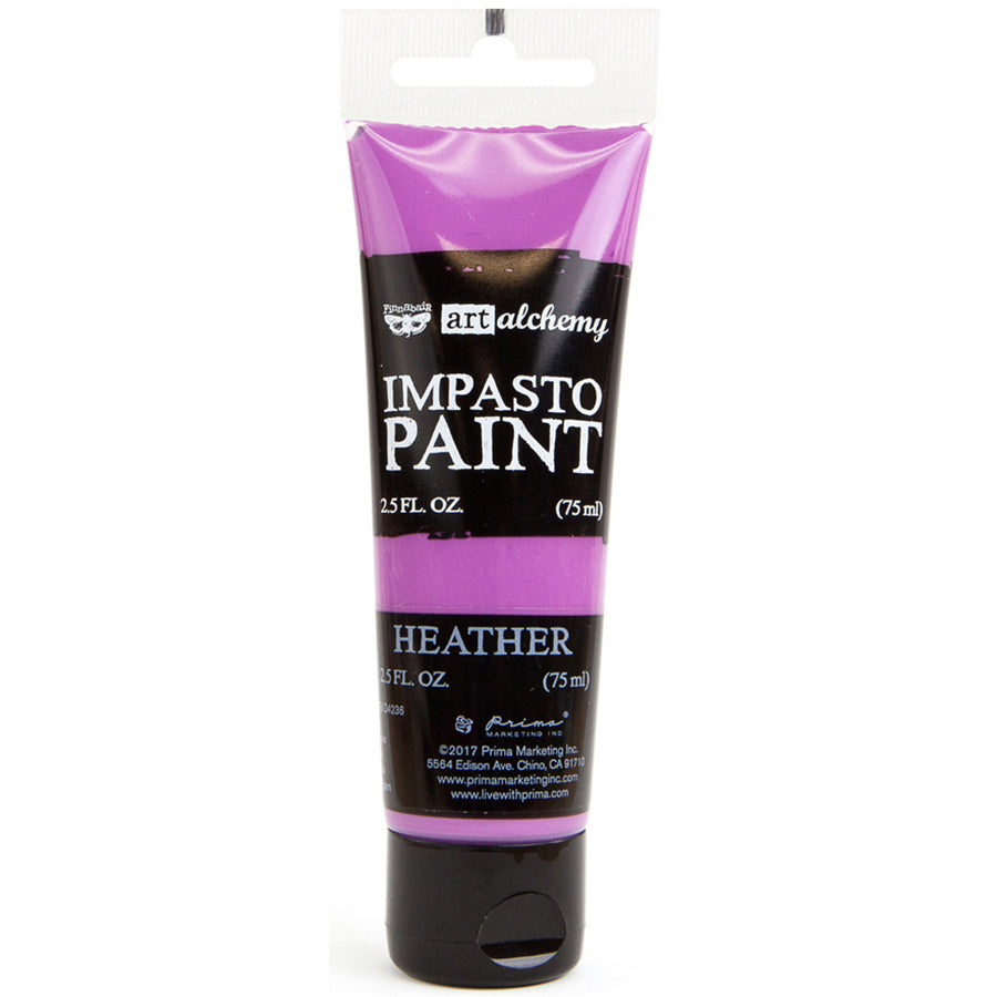Prima Marketing Finnabair Art Alchemy Impasto Paint 2.5 Fluid Ounces - Heather