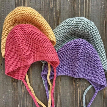 Baby Bonnet and Neck Scarf