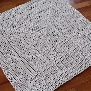 Diamonds in the Puffs Rug