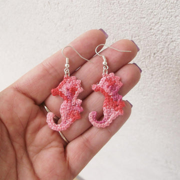 Seahorse earrings