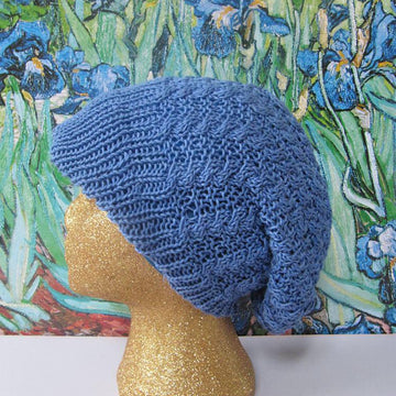 IRIS CABLE PEAK SLOUCH HAT