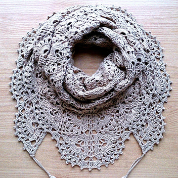 Floral shawl