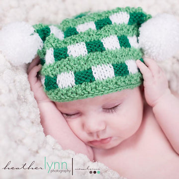 Checkered Square Cap