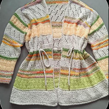Model of a female cardigan for summer