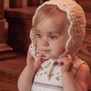 Vintage Baby Crochet Bonnet