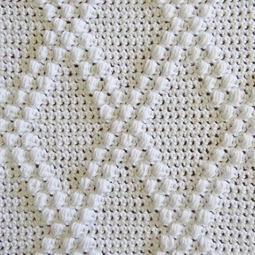 Cushion Cover Diamond Puff