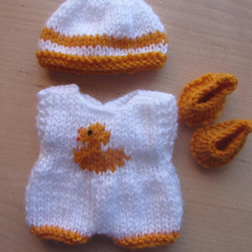 Duck Romper Suit for 5" Berenguer