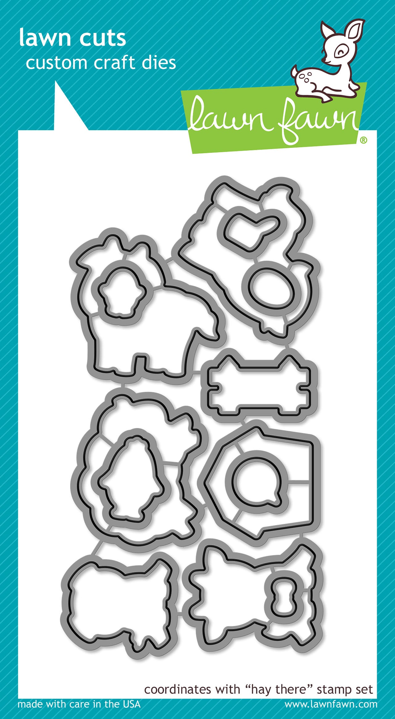 Lawn Fawn Lawn Cuts Custom Craft Die - Hay There