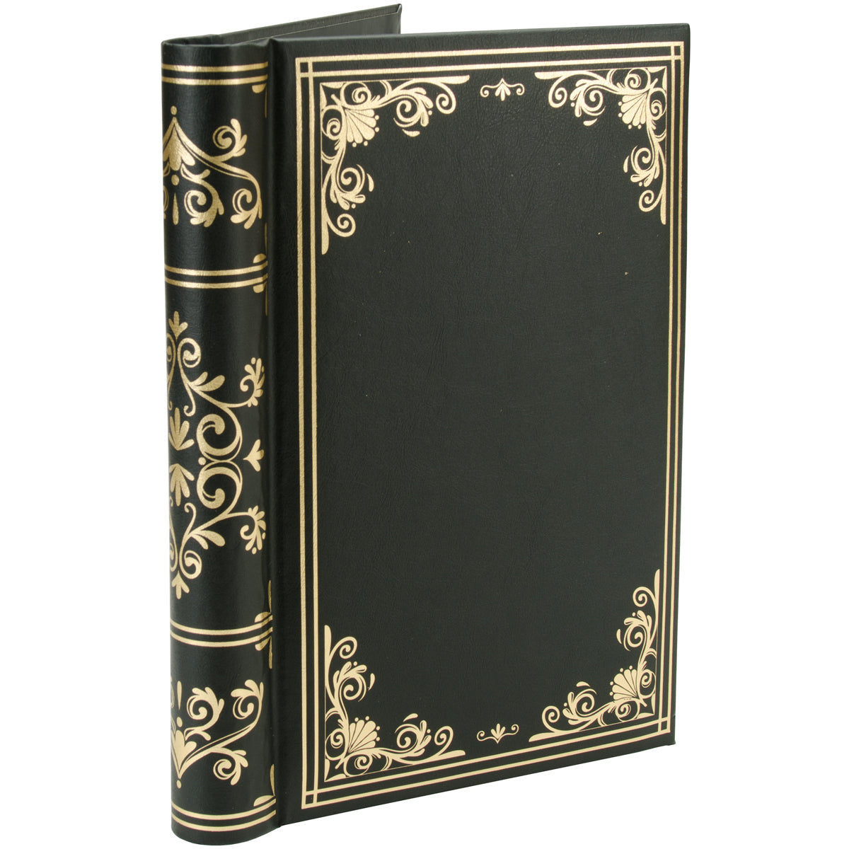 K&Company 3 Up Spiral Memo Photo Album 13"X9.5" - Black