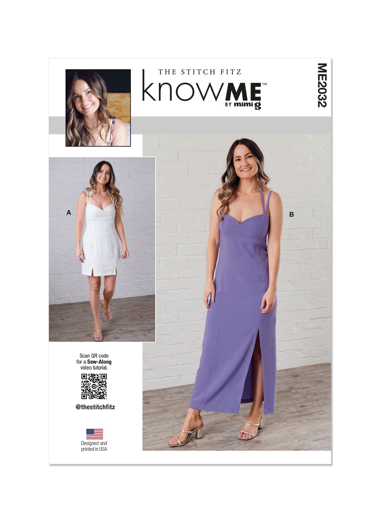 Know Me Misses' Dress in Two Lengths ME2032 - Sewing Pattern