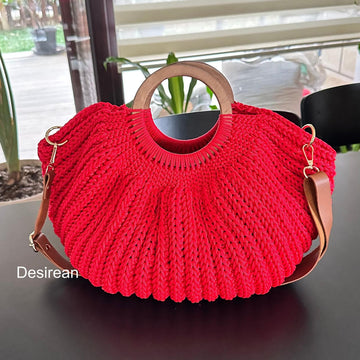 Siena Herringbone Handle Bag