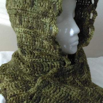 Fiddlehead Hooded Scarflette