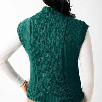 Arlon Vest in Berroco Merino 401 Chunky