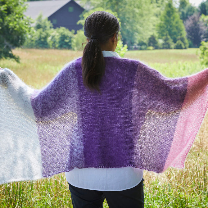 Cold Spring Shawl in Valley Yarns Southampton - 790 - Downloadable PDF