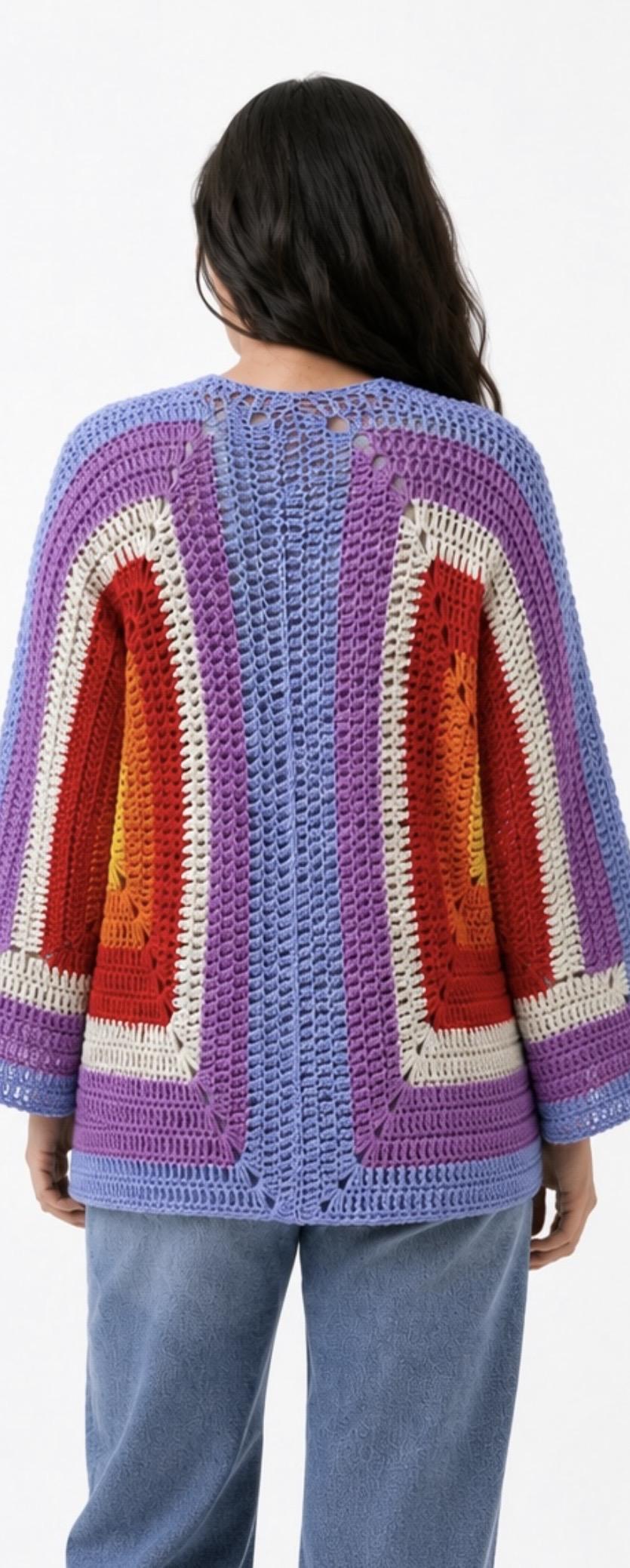 Kimono Crochet Cardigan
