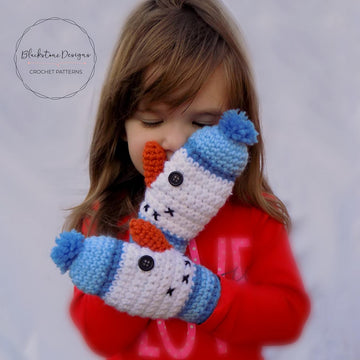 Snowman Mittens