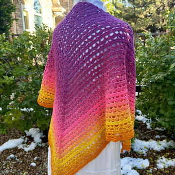 Crochet Pattern: Fry and Leela Shawl