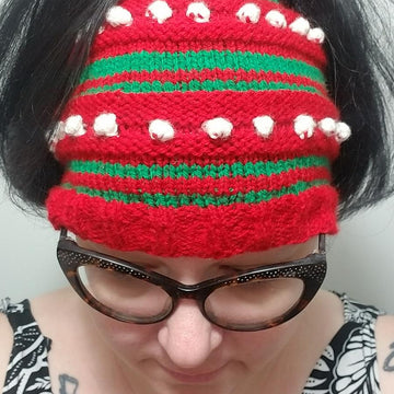 Cheer For the Elves Ponytail Hat