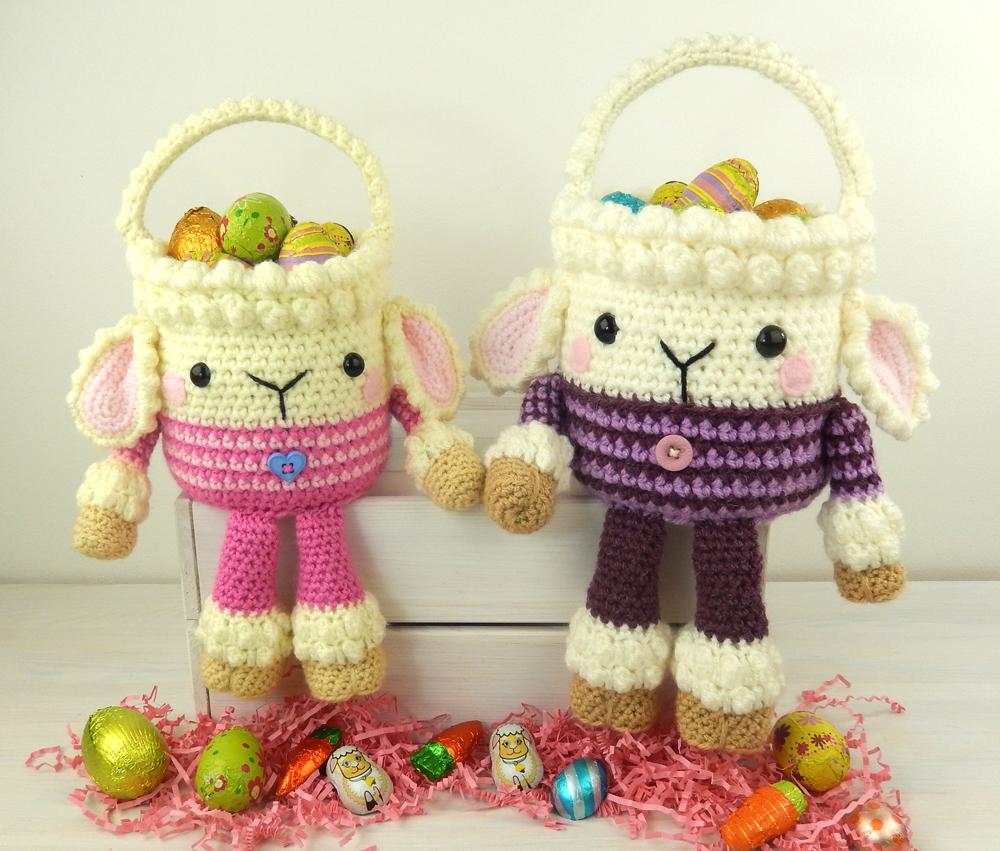 Rabbit and Lamb Easter Baskets