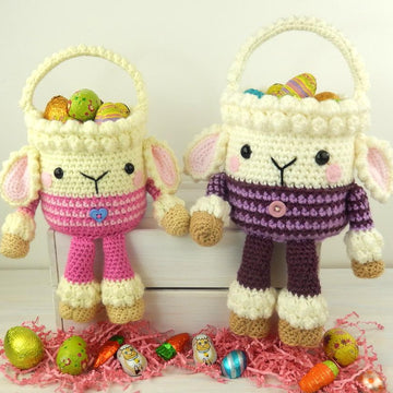 Rabbit and Lamb Easter Baskets