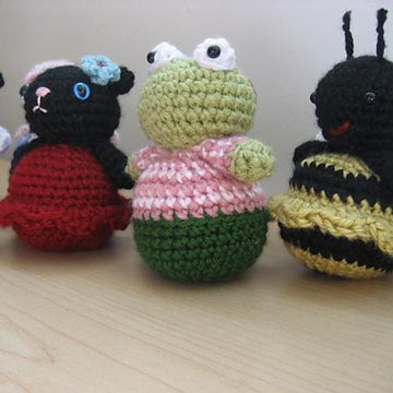Roly-Poly Animal Amigurumi Pattern Set