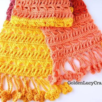 Sunset Flame Scarf