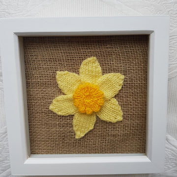 Knitted Daffodil Picture