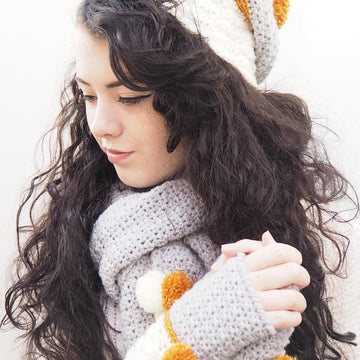 Snow Dipped Slouchie Hat
