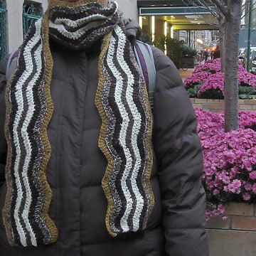 Scrappy Ripple Scarf