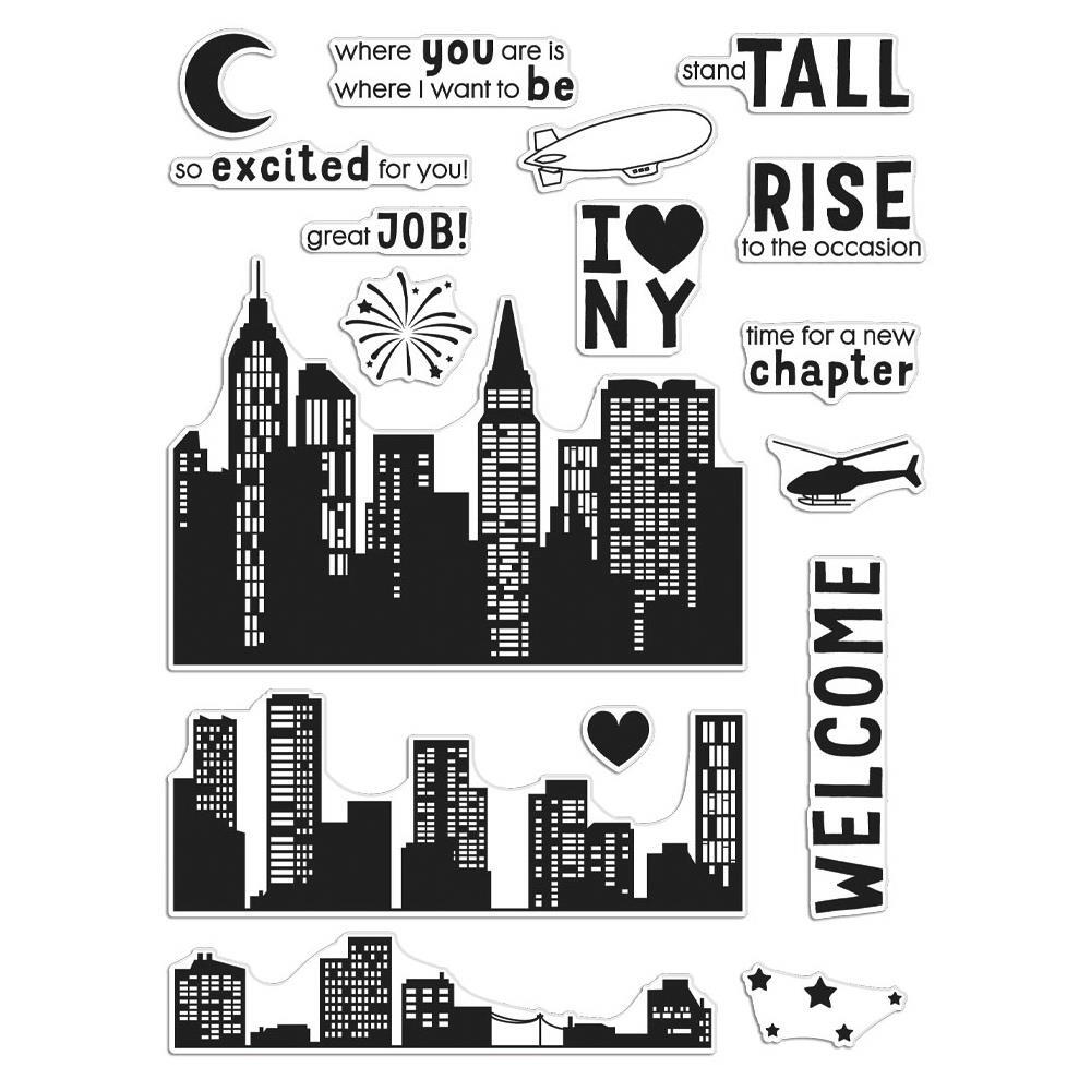 Hero Arts Clear Stamps 6"X8" - City Heroscape
