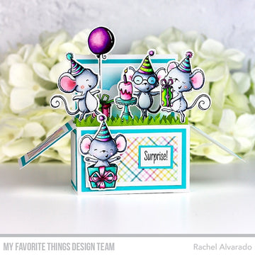 My Favorite Things Stacey Yacula Stamps 4"X8" - It's A Mice Time To Celebrate