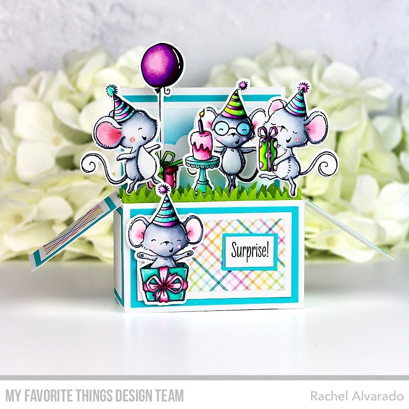 My Favorite Things Stacey Yacula Stamps 4"X8" - It's A Mice Time To Celebrate