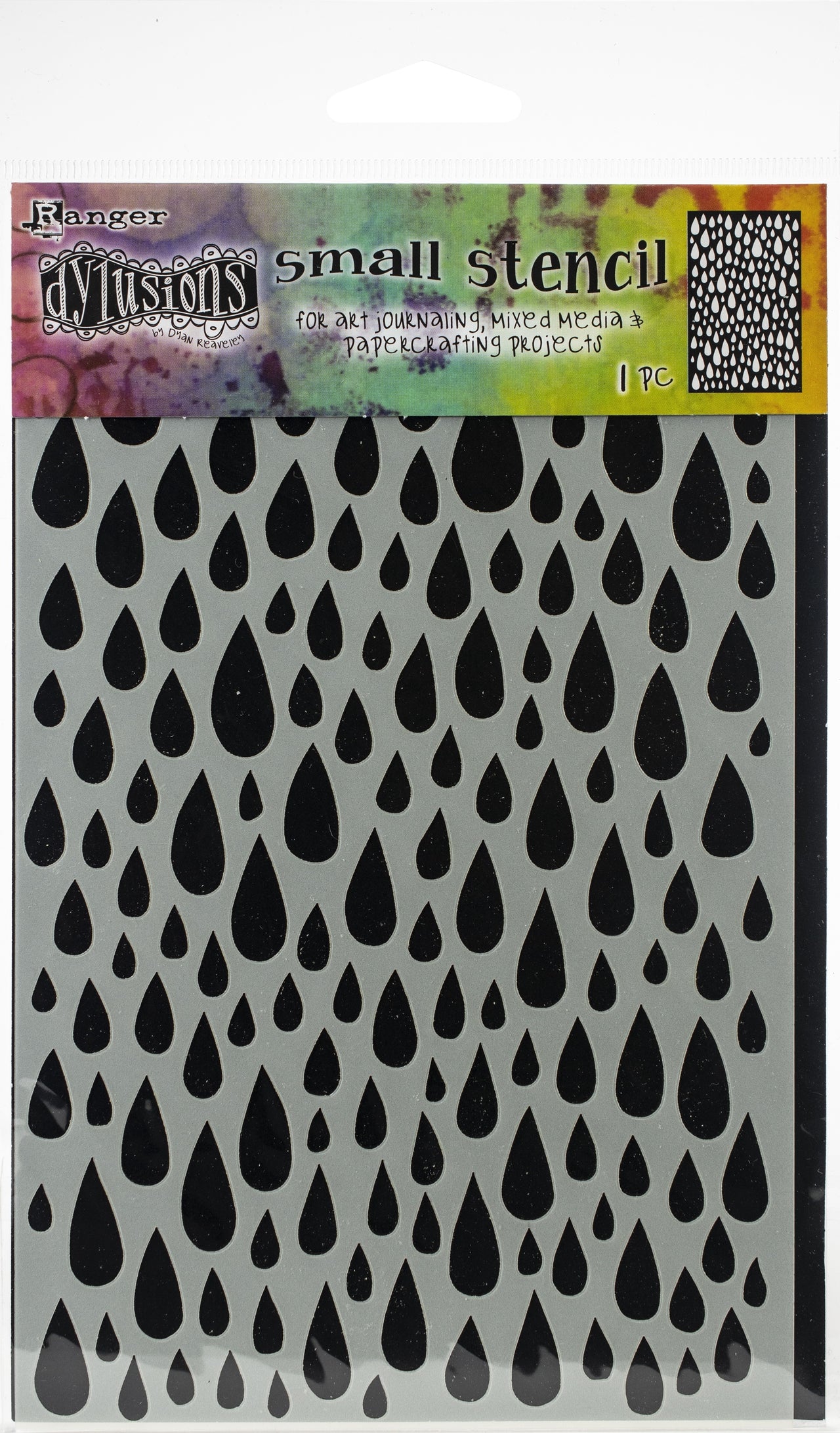 Ranger Dyan Reaveley's Dylusions Stencils 5"X8" - Teardrops