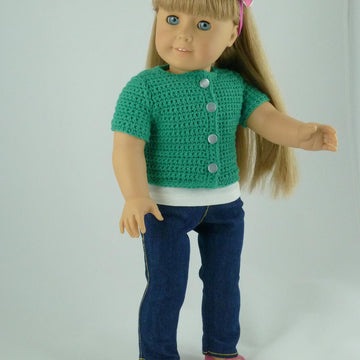 Classic Cardigan Sweater - 18" American Girl Doll