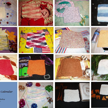 Dishcloth Calendar (US and Christian religious holidays)