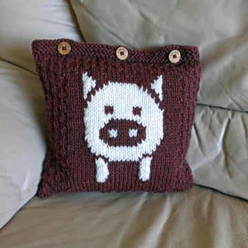 Pig and Sheep Cushion Covers