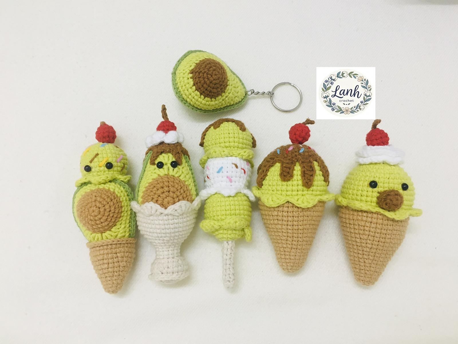 Avocado summer edition - Crochet pattern - PDF file- English