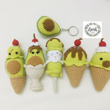 Avocado summer edition - Crochet pattern - PDF file- English