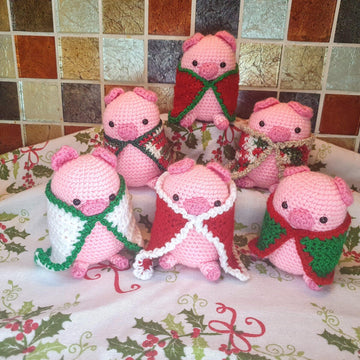 Crochet Pig in a Blanket (US Terminiology)